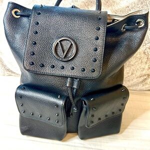 Valentino by Mario large leather 
Backpack NWT
